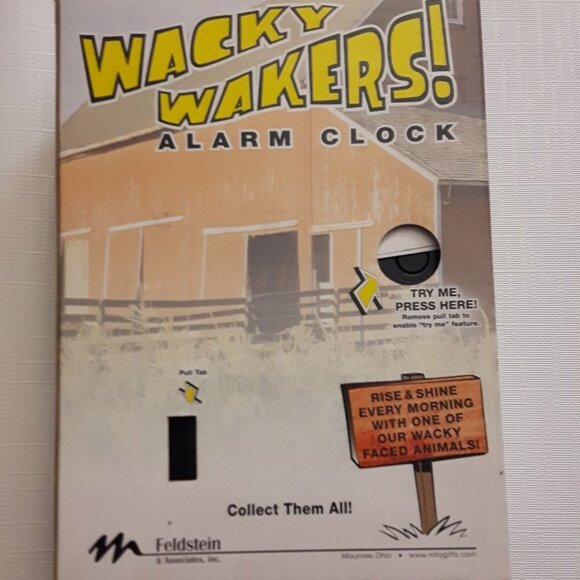 CUTE Wacky Wakers Alarm Clock PINK PIG - Picture 2 of 3